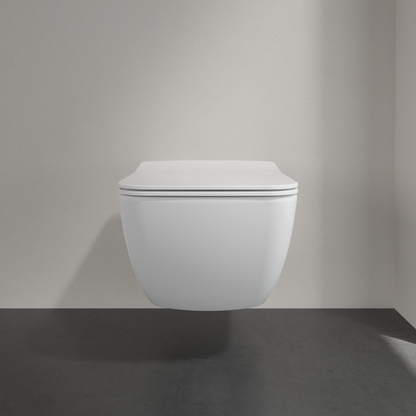 Villeroy & Boch Venticello perem nélküli fali wc kombipack,  slimseat line, ceramicplus