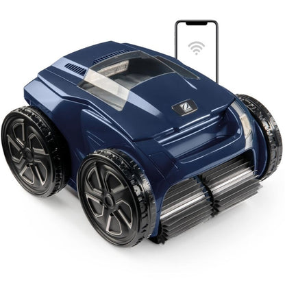 Medencetisztító robot, Zodiac Alpha iQ RA 6800 iQ, 15 x 7 m medencéhez, padló-, fal- és vízvonaltisztítás, Wi-Fi vezérlés, ciklonos szívórendszer, 4 kerék meghajtás, szállítókocsival
