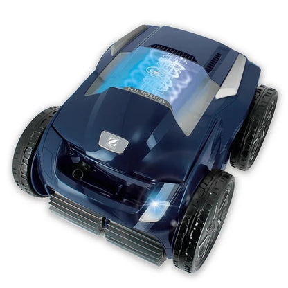 Medencetisztító robot, Zodiac Alpha iQ RA 6800 iQ, 15 x 7 m medencéhez, padló-, fal- és vízvonaltisztítás, Wi-Fi vezérlés, ciklonos szívórendszer, 4 kerék meghajtás, szállítókocsival