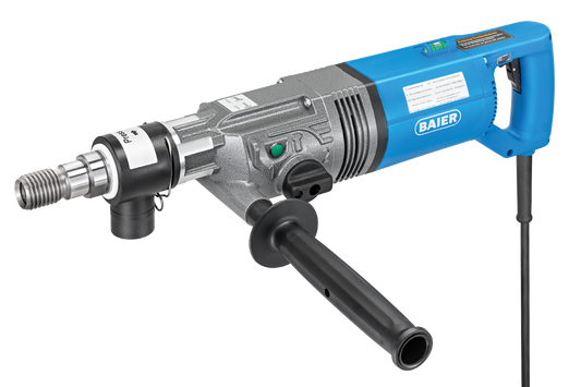 Baier BDB 829 koronafúrógép, száraz magfúró készlet Ø 200 mm-ig vasbetonba