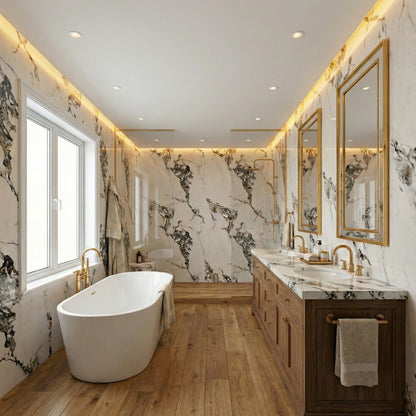 Márványmintás falpanel - Bergamó