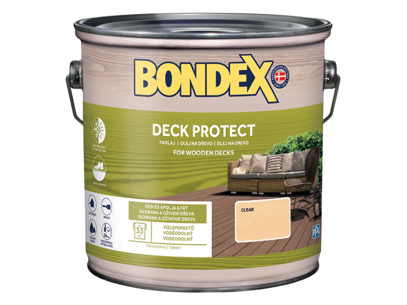 Bondex Deck Protect favédő és -ápoló olaj