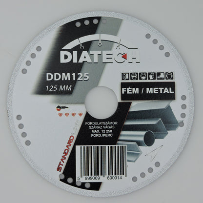 Diatech fém vágótárcsa 125x1,55x22,2 mm