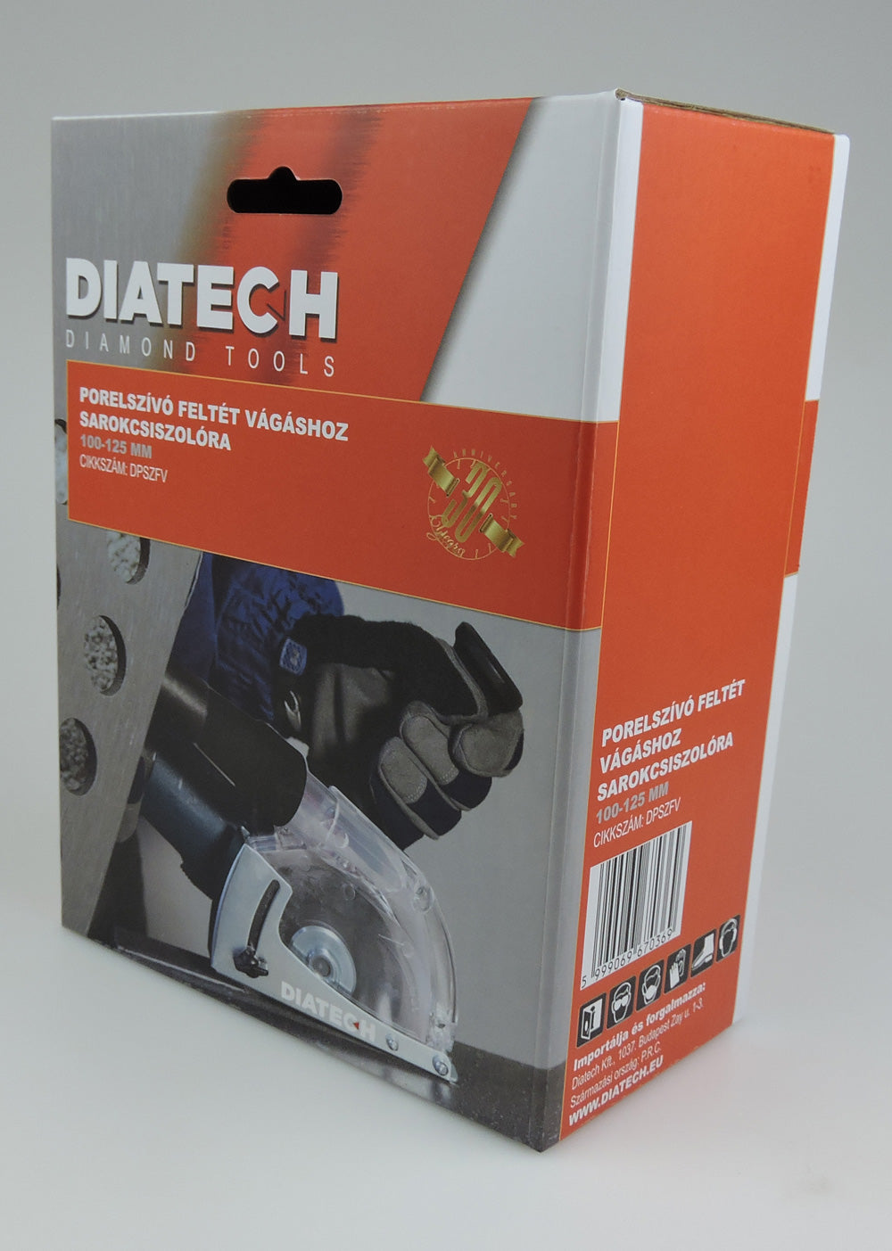 Diatech porelszívó feltét vágáshoz sarokcsiszlóra 100-125 mm