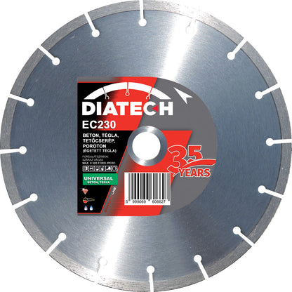 EC 230x22,2x7 mm standard gyémánt vágótárcsa, beton / univerzális