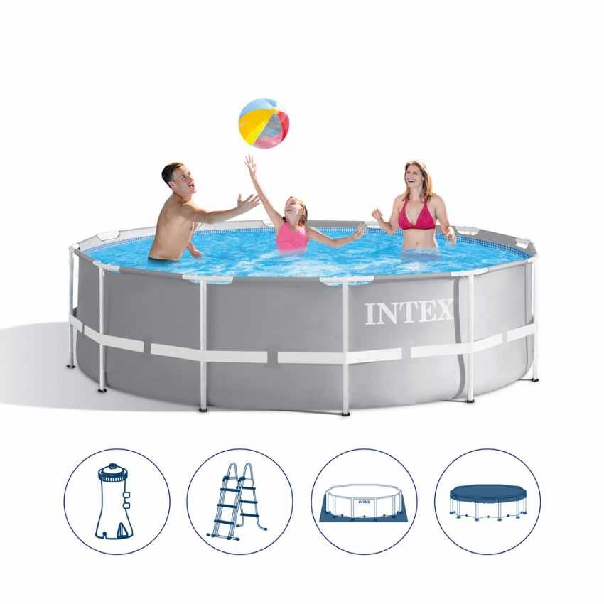 INTEX MetalPrism Set medence 427 x 107 cm (26720)
