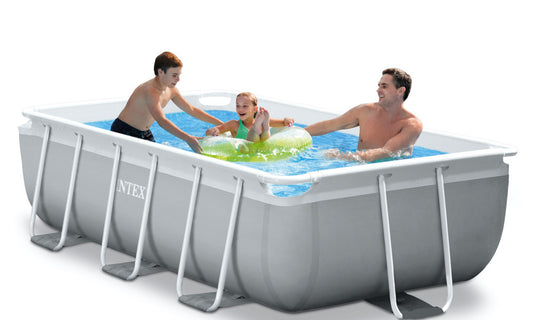 INTEX MetalPrism Set négyszögletű medence 300 x 175 x 80 cm (26784)