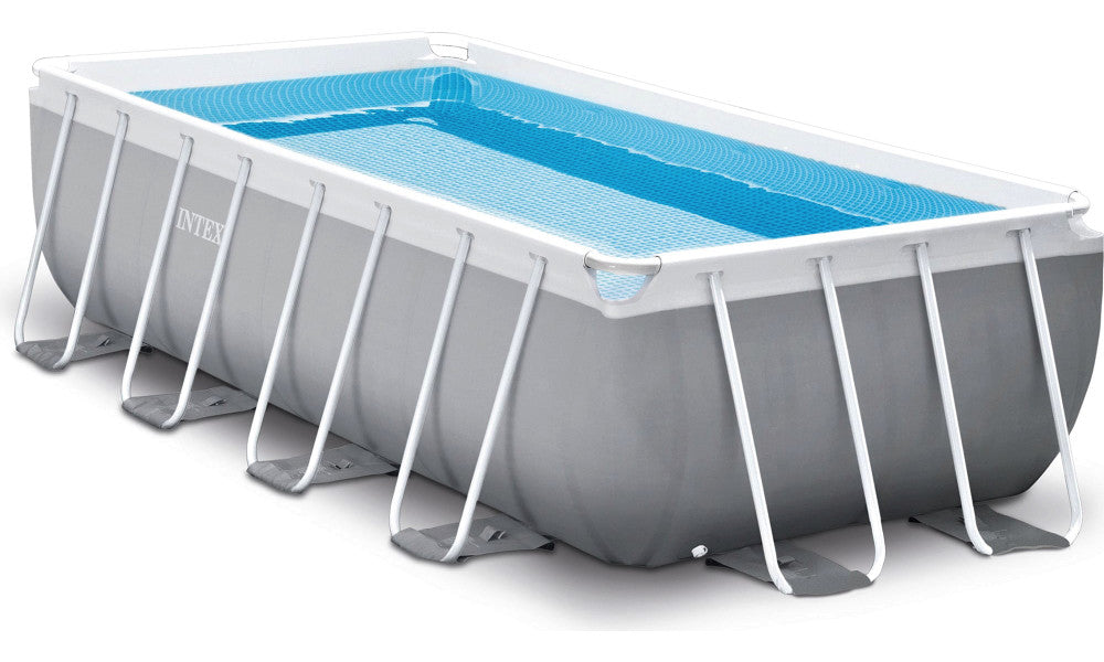 INTEX MetalPrism Set négyszögletű medence 400 x 200 x 100 cm (26788)