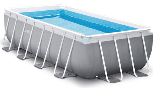 INTEX MetalPrism Set négyszögletű medence 400 x 200 x 100 cm (26788)