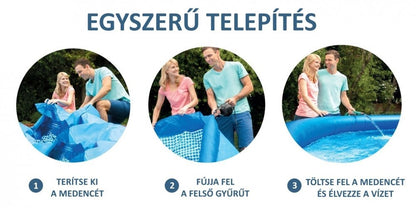 INTEX EasySet medence 305 x 61 cm, vízforgató nélkül (28116NP)