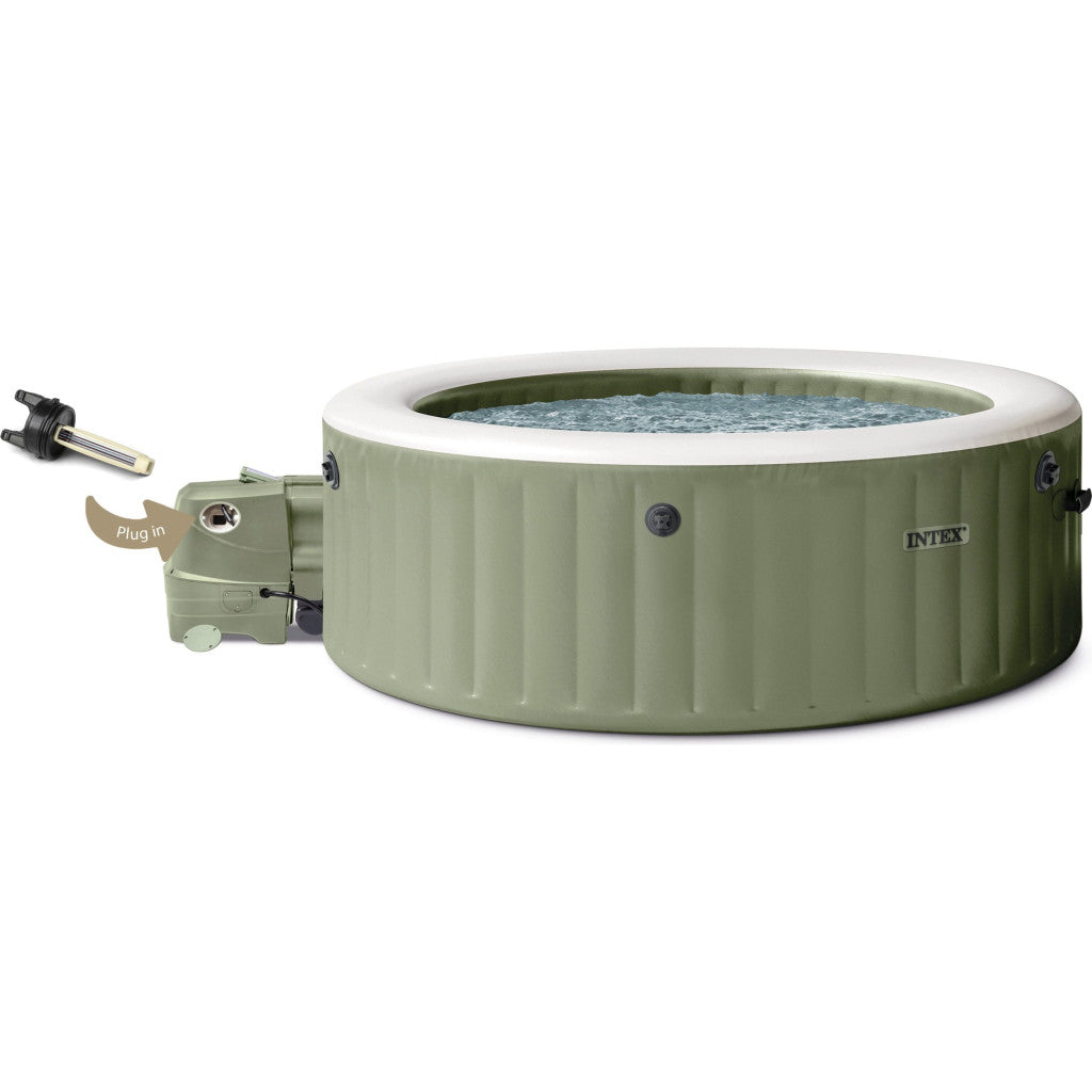 Jacuzzi sósvizes átalakító készlet, Intex PureSpa, fehér, sósvízi rendszerhez, természetes klór előállítás, alacsony karbantartási igényű, vízforgató rendszer alkatrész (28530)