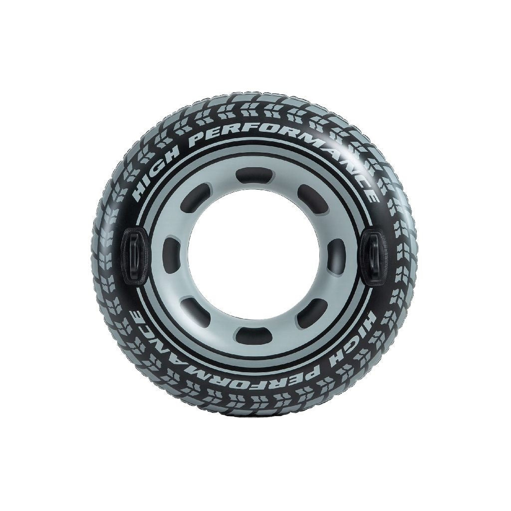 Úszógumi, Intex, Monster Truck Tube, 114 cm, többszínű, felfújható, Monster Truck mintás, fogantyúkkal (56268)