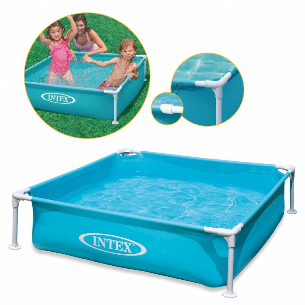 INTEX Metal medence 1,22m x 1,22m x 30cm, kék (57173)