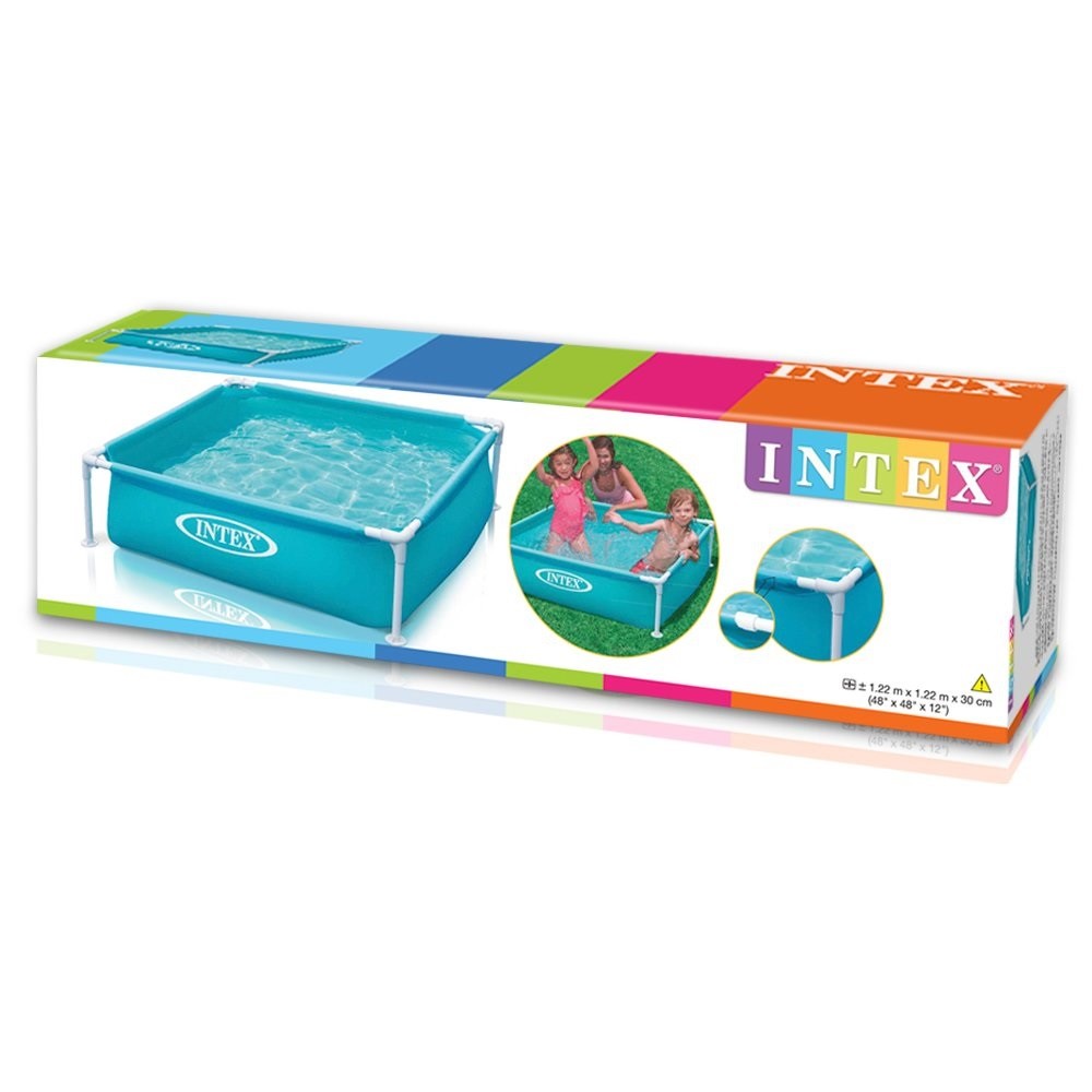 INTEX Metal medence 1,22m x 1,22m x 30cm, kék (57173)