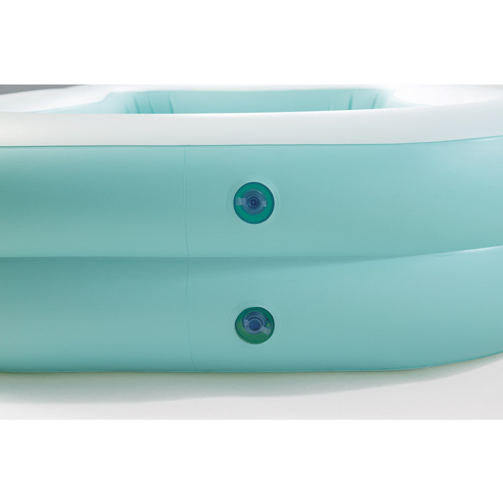 Családi medence, Intex Aqua Swim Center, 229 × 152 × 48 cm, kék, 600 literes, felfújható, puha oldalfalakkal (57181)