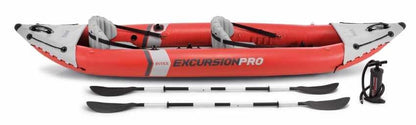 INTEX Excursion Pro felfújható gumicsónak szett (2 személyes) 384 x 94 x 46cm (68309)