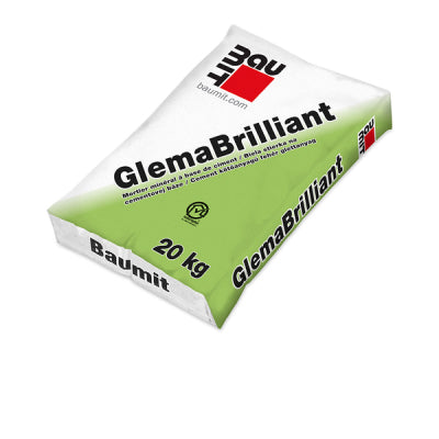 Baumit GlemaBrilliant kül- és beltéri cementes hófehér glettanyag (0-3 mm)