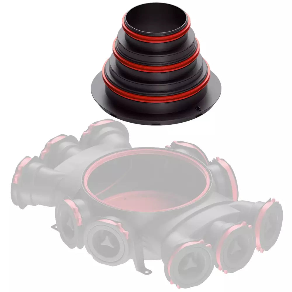 HEATPEX - Osztóelemhez fő összekötő elem 125/160/200mm ARIA CONNECT