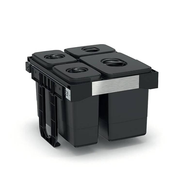 EKOTECH - Beépíthető hulladékgyűjtő FREE JAZZ 45 - 1x20 liter+3x7 liter