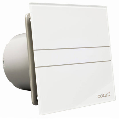 Cata E-150GT ventilátor üveg előlappal, utószellőztető funkcióval, fehér