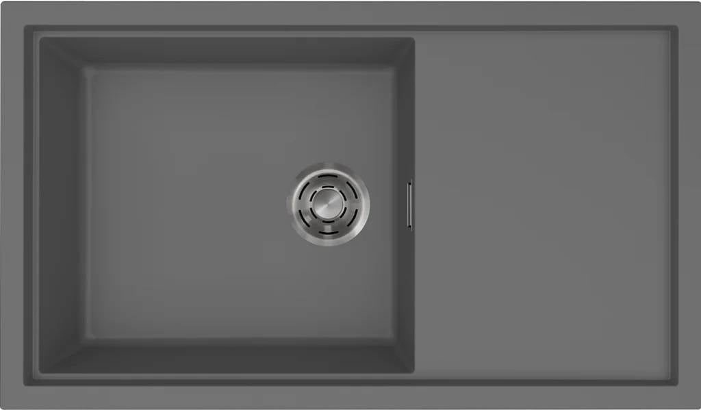 ELLECI - Mosogatótálca Sintesi 410 K99 Concrete inox tartozékokkal