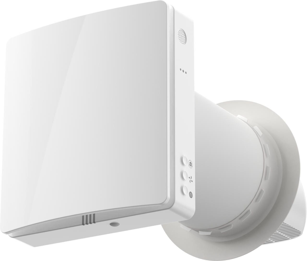 HOLTOP/AIRWOODS AV-TTW5-W SH7IE egyhelyiséges hővisszanyerős szellőztető, páraérzékelővel, automata zsaluval, WiFi-vel, kültéri hangcsillapító elemmel