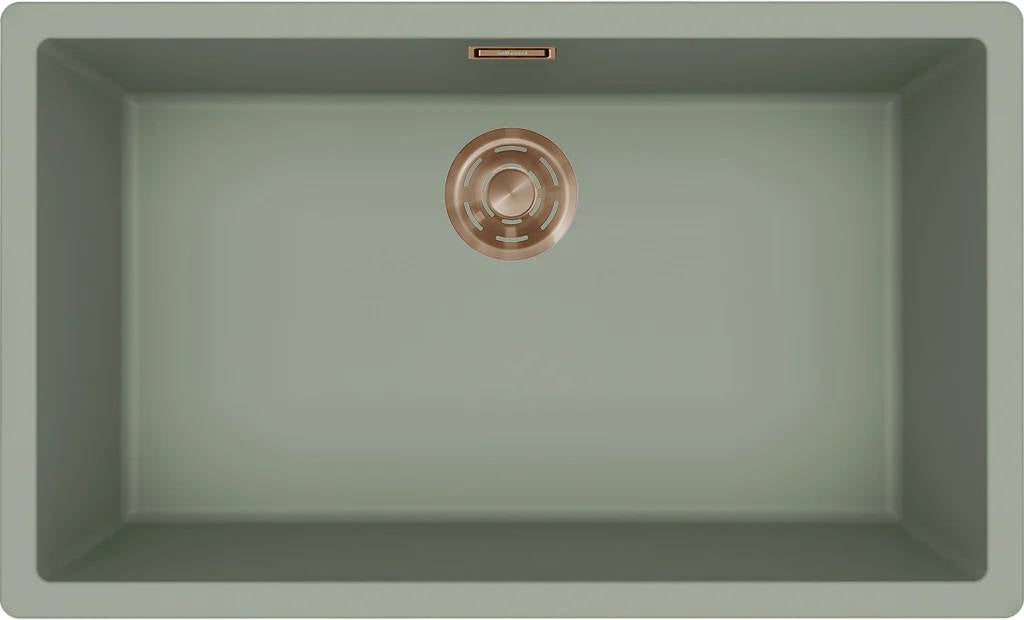 ELLECI - Mosogatótálca Zen-F 130 K82 Sage bronz tartozékokkal