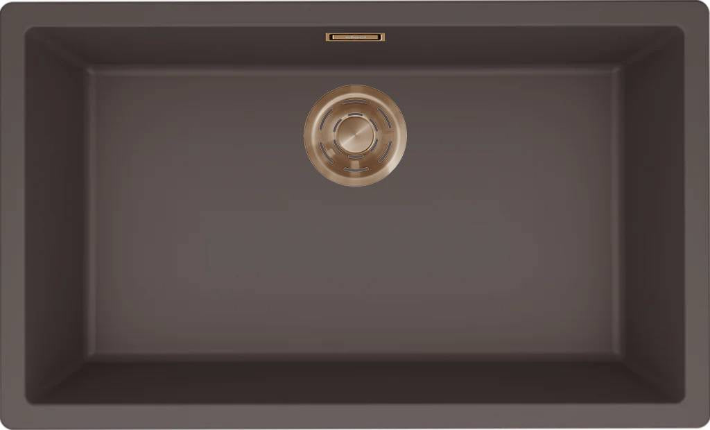 ELLECI - Mosogatótálca Zen-F 130 K87 Cocoa bronz tartozékokkal