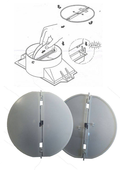 CATA -  Páraelszívó LÉGELZÁRÓ 125 mm