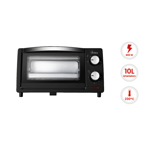 ARDES 6211B 10 literes elektromos mini sütő