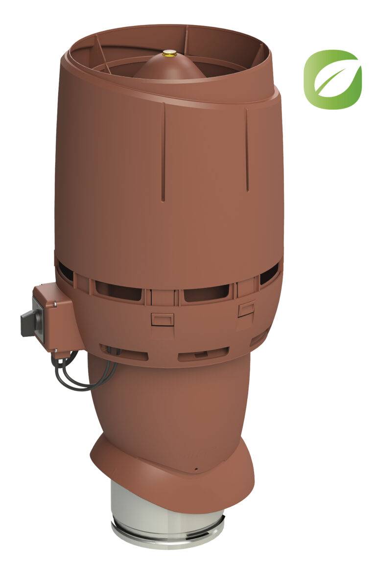 VILPE ECo160P/500 FLOW tetőventilátor, téglavörös