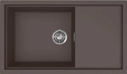 ELLECI - Mosogatótálca Sintesi 410 K87 Cocoa inox tartozékokkal