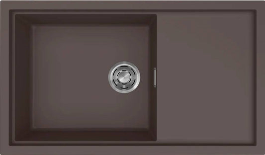 ELLECI - Mosogatótálca Sintesi 410 K87 Cocoa inox tartozékokkal