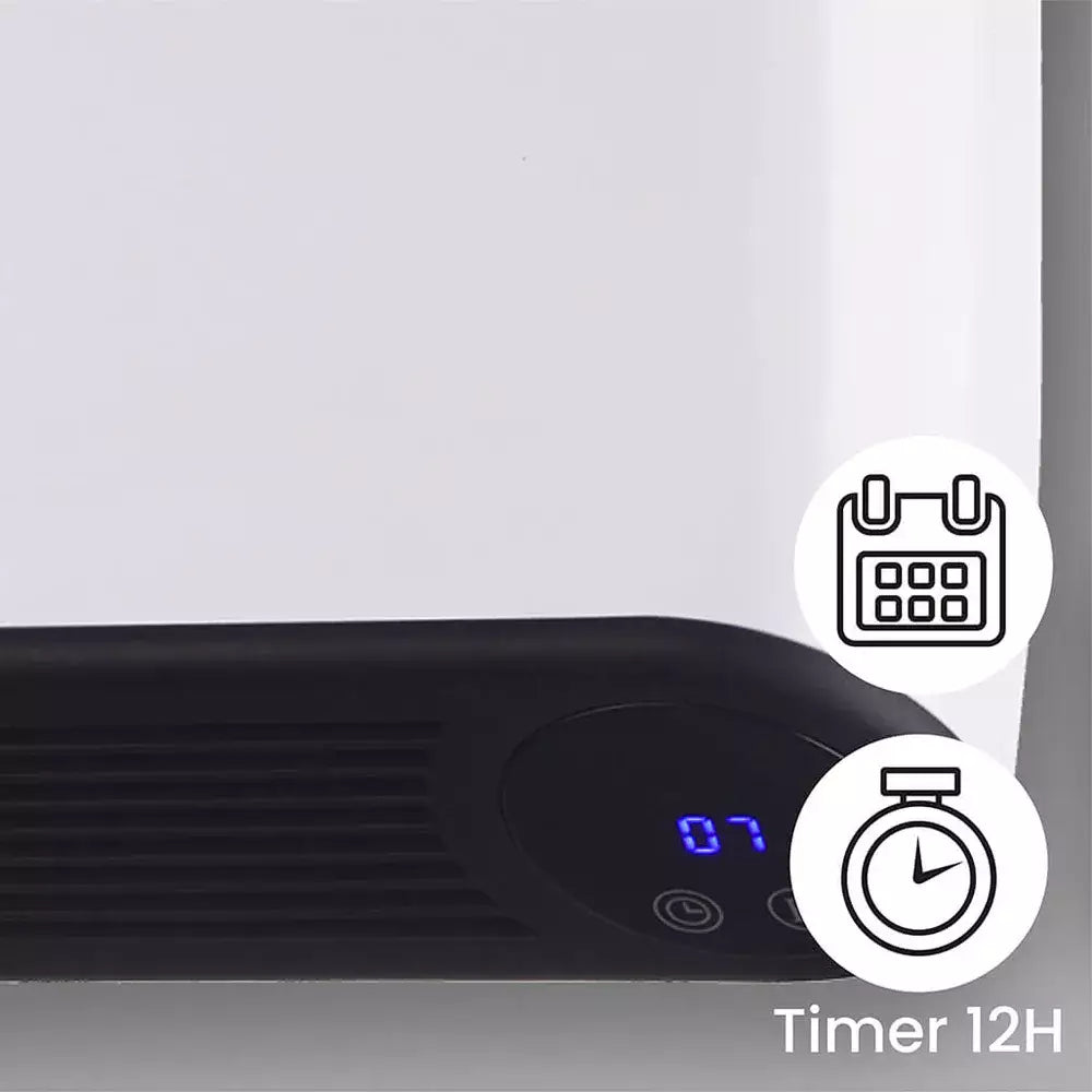 ARDES 4W05P PTC kerámiabetétes fali hősugárzó távvezérlővel, IP22 védelem