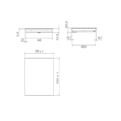 ELICA - Beépíthető indukciós főzőlap RATIO 603 BL PRF0183894