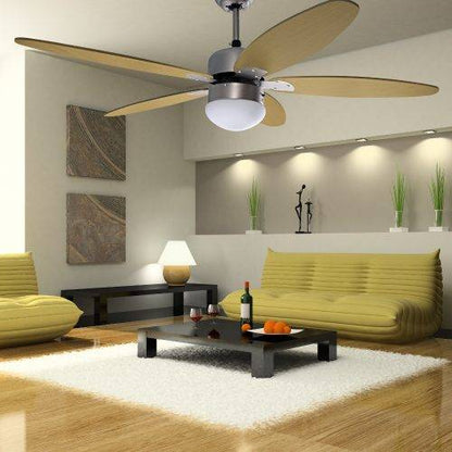 ARDES 5A130WR Mennyezeti ventilátor távvezérlővel 130 cm - A készlet erejéig rendelhető!