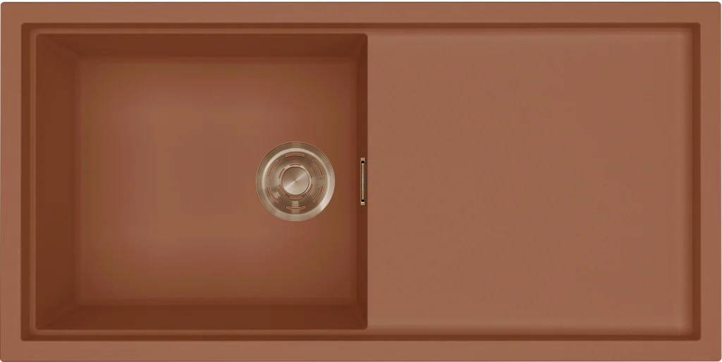 ELLECI - Mosogatótálca Sintesi 480 K83 Clay bronz tartozékokkal