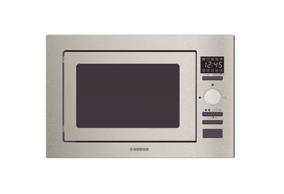 NODOR - Beépíthető mikrohullámú sütő NorChef MW-25 DG SS X