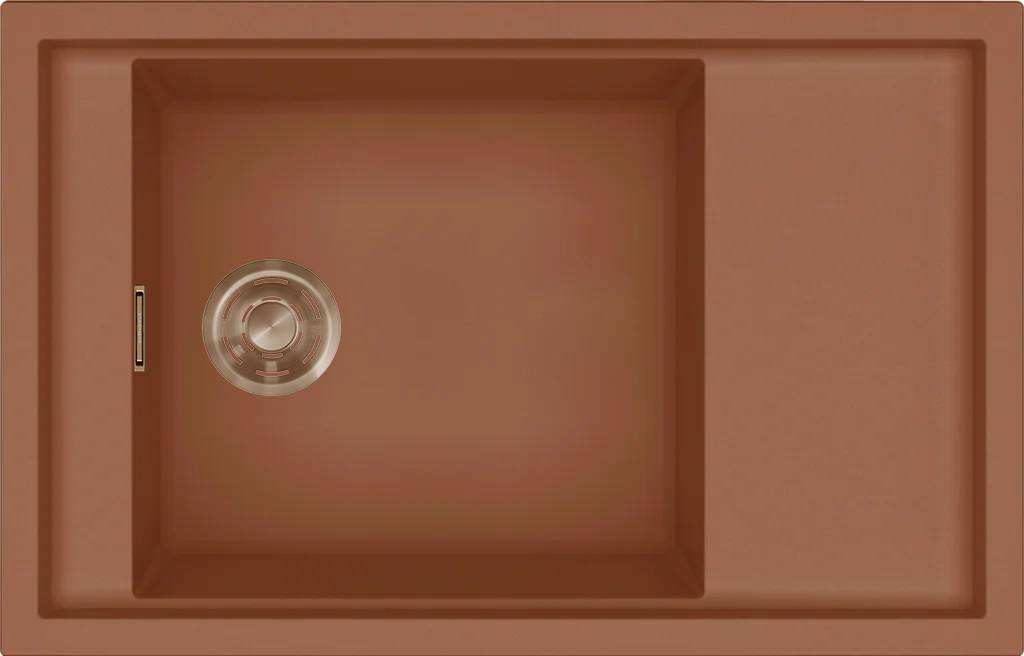 ELLECI - Mosogatótálca Sintesi 305 K83 Clay bronz tartozékokkal