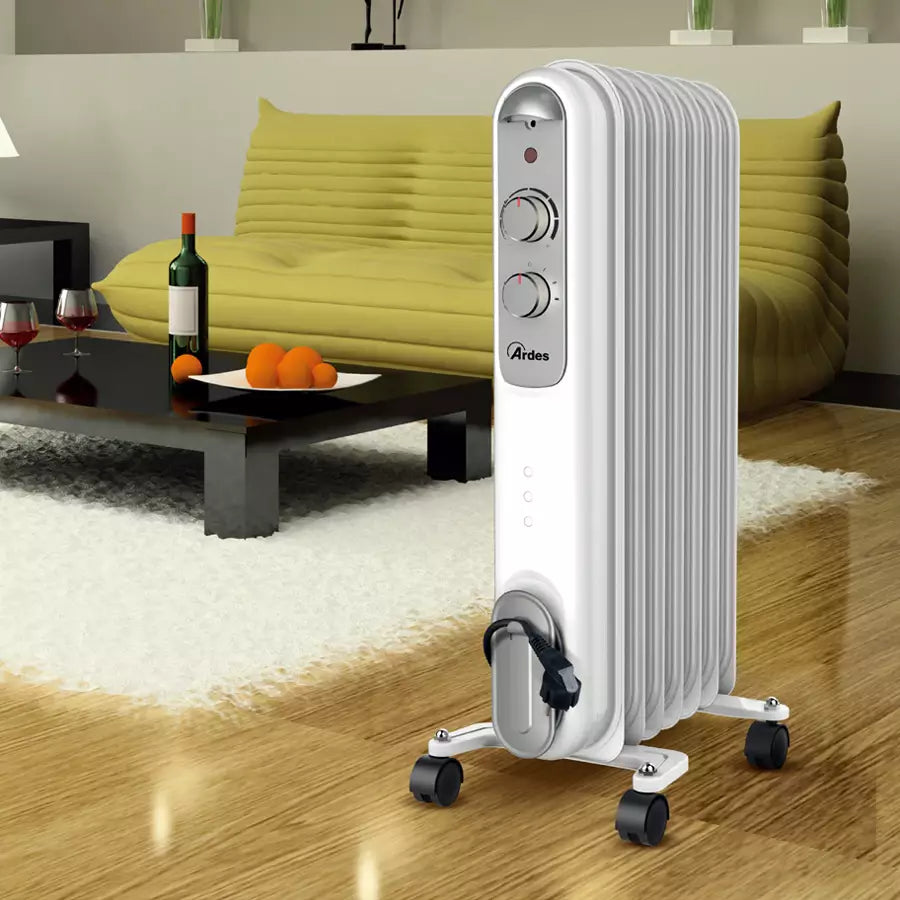 ARDES 4R07S  Elektromos olajradiátor  7 tagos 1500W szürke
