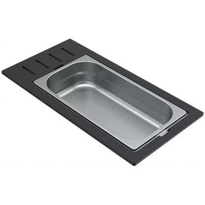 ELLECI - Tároló edény egyrészes gourmet 366 HPL kerettel - Inox