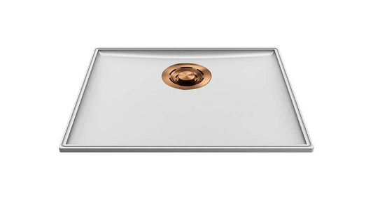 ELLECI - Mosogatótálca medencefenék Essenza 50 K96 White bronz tartozékokkal