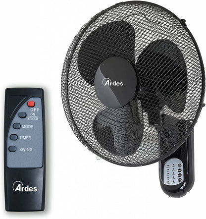 ARDES 5W40R falra szerelhető ventilátor távvezérlővel