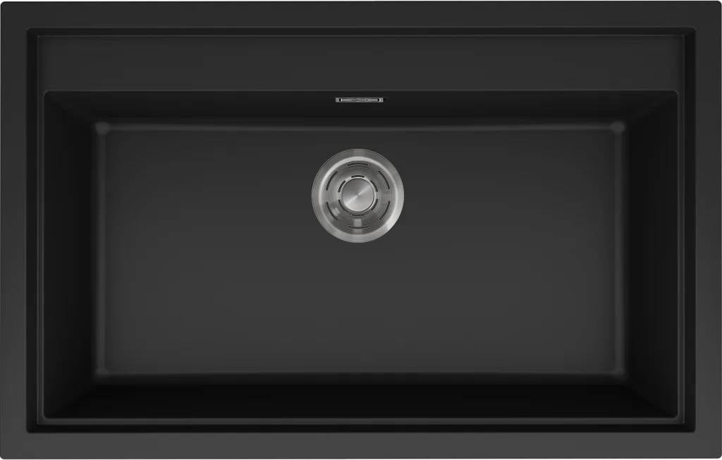 ELLECI - Mosogatótálca Sintesi 130 K86 Black inox tartozékokkal