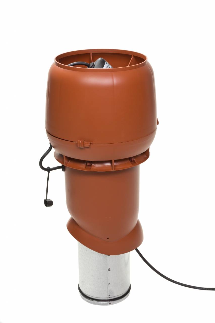 VILPE E220P/160/IS/500 tetőventilátor, téglavörös