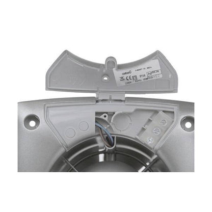 Cata X-Mart 12 Inox Timer ventilátor utószellőztető funkcióval beépített pillangószeleppel
