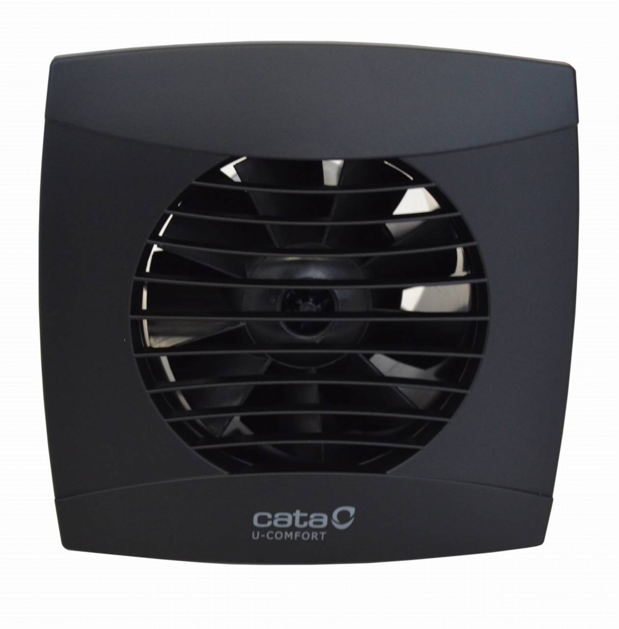 Cata UC-10 Hygro fekete ventilátor utószellőztető és páraérzékelő funkcióval, fordulatszám állítási lehetőséggel, pillangószeleppel