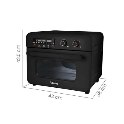 ARDES ARFRYA02 30 literes Air Fryer forrólevegős sütő, olajsütő - forgókosárral ajándék ARDES 1T20 kenyérpirítóval
