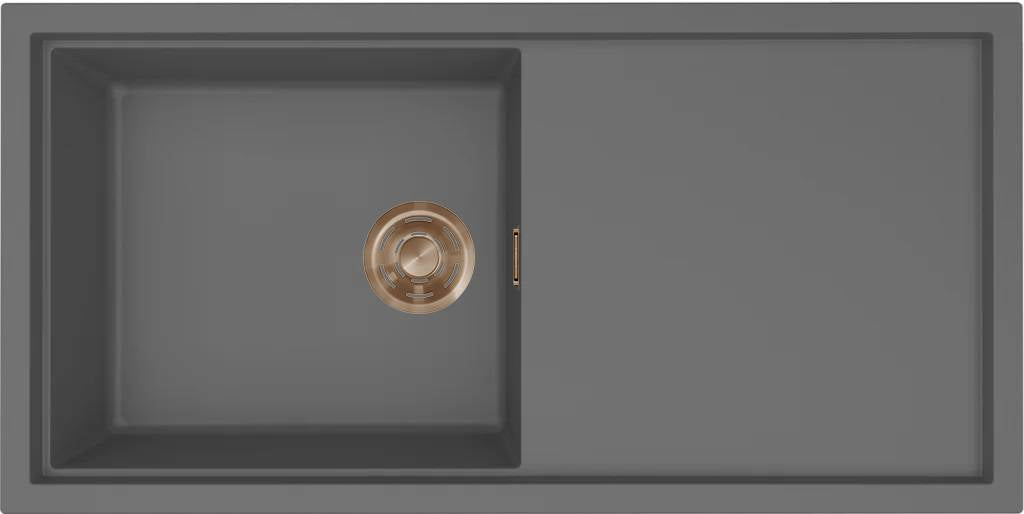 ELLECI - Mosogatótálca Sintesi 480 K99 Concrete bronz tartozékokkal