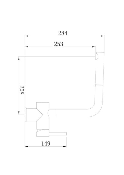 ELLECI - Csaptelep Aluna Plus K86 Black